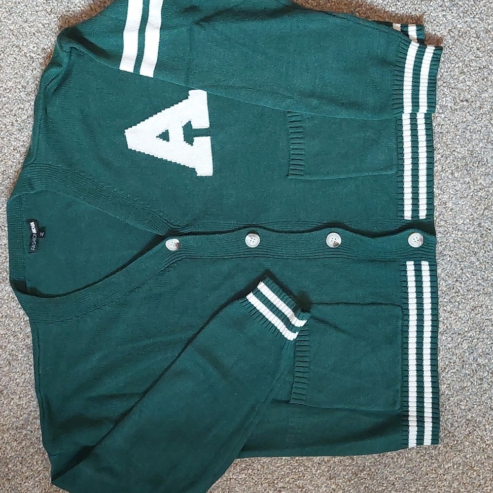 Retro Letterman Cardigan